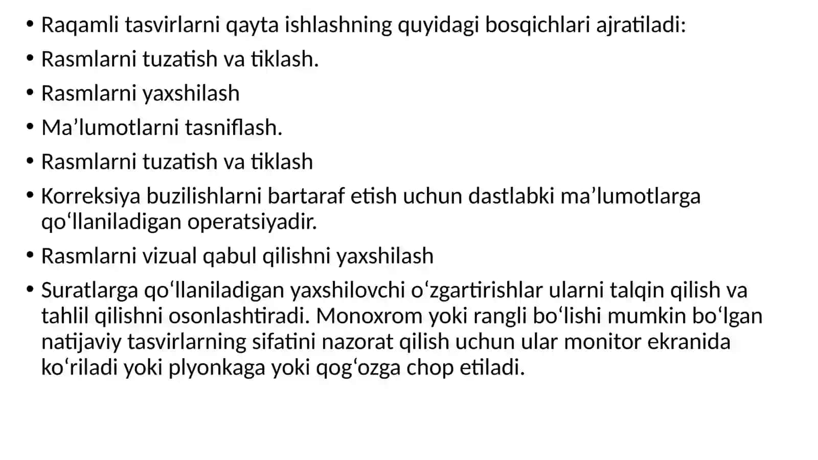 Kosmosdan Yerni masofadan zondlash uchun texnik yordam. Kosmik orbitalarning turlari, balandligi va tasvir masshtablari. 4