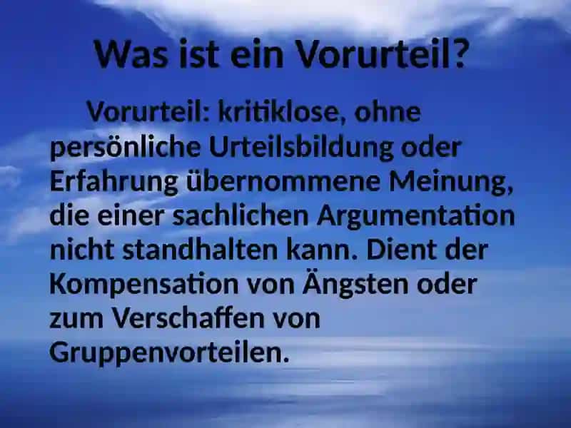 Stereotypen und Vorurteile 4