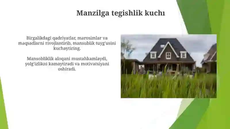 Umumiy Qadriyatlarni Rivojlantirish 4