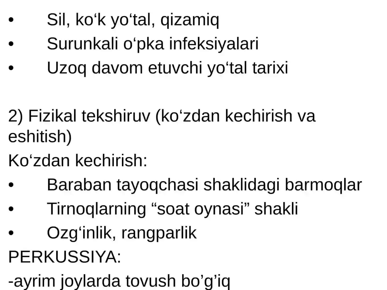Bronxoektatik kasallik diagnostikasi 4