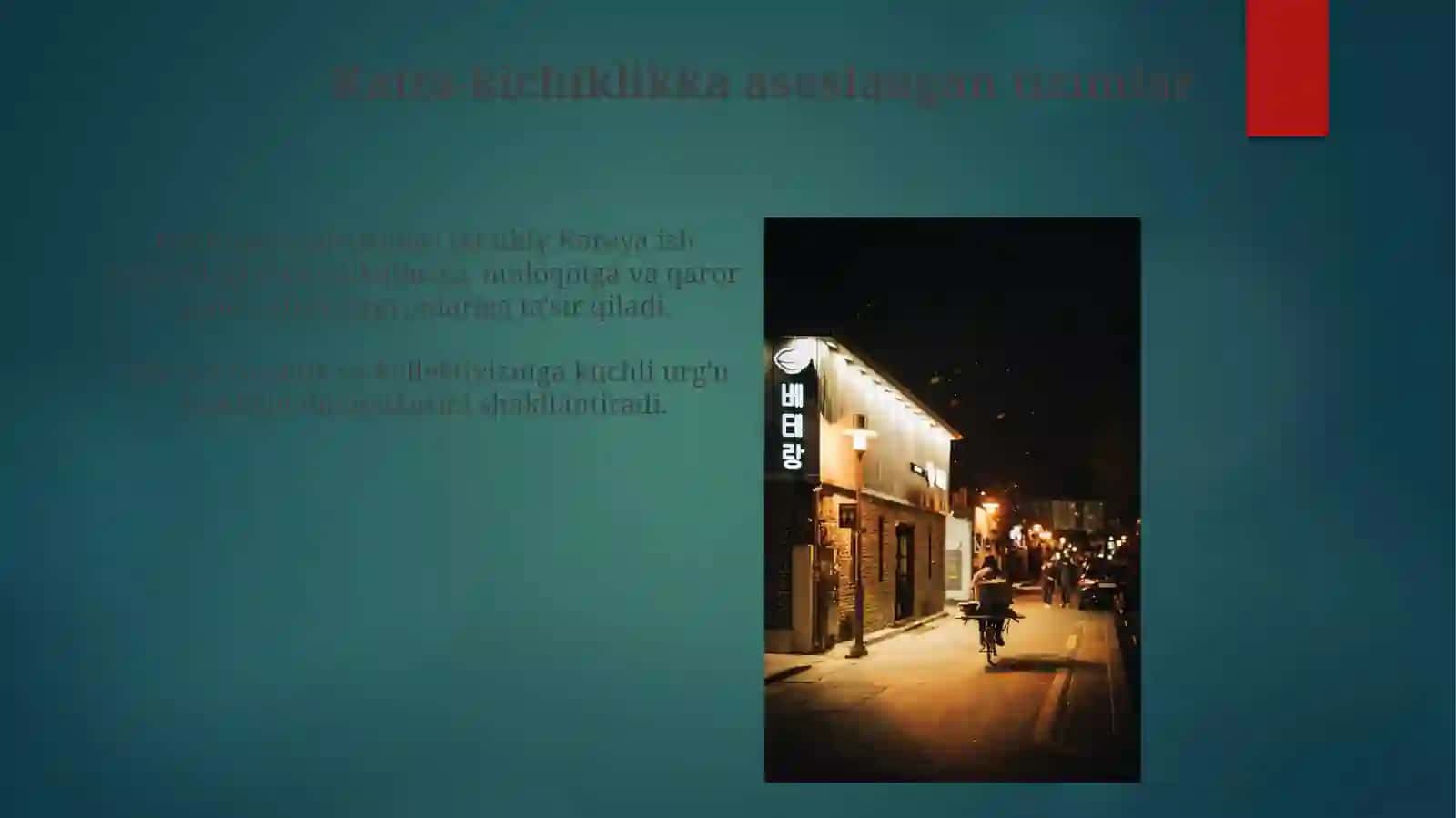 Janubiy Koreyaning tashkiliy axloqi va xususiyatlari 4