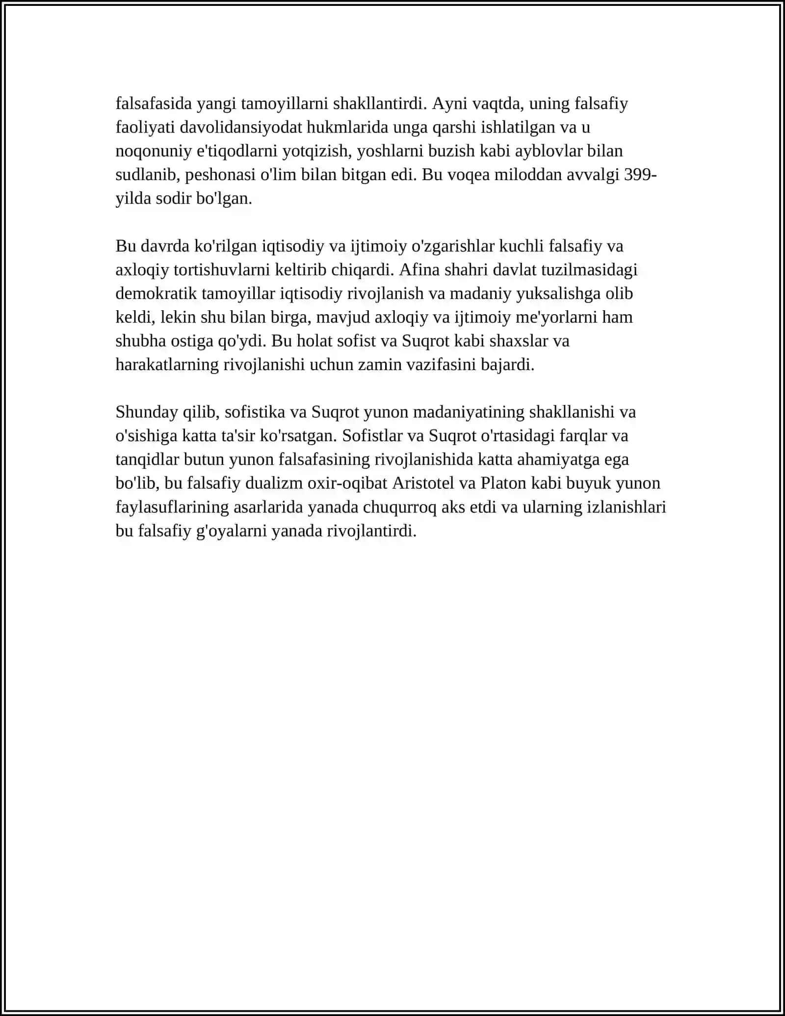 SOFISTIKA VA SUQROT FALSAFASINING MUHIM JIHATLARI 4