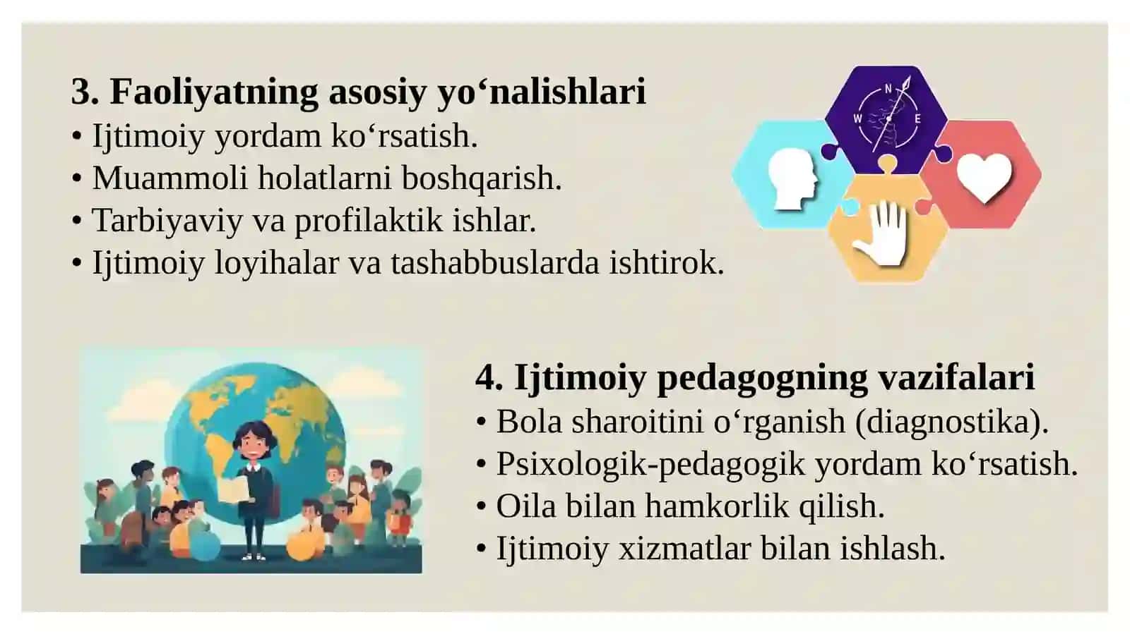Tarbiyada ijtimoiy-pedagogik faoliyat mazmuni 4