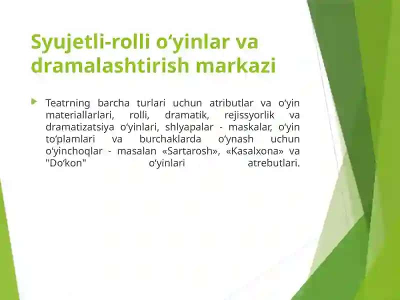 Maktabgacha ta'lim tashkilotlarida rivojlantiruvchi markazlardagi ta'limiy faoliyat 4