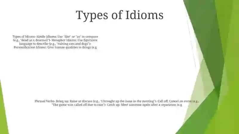 Idioms, Phrasal Verbs, Compounds Words 4