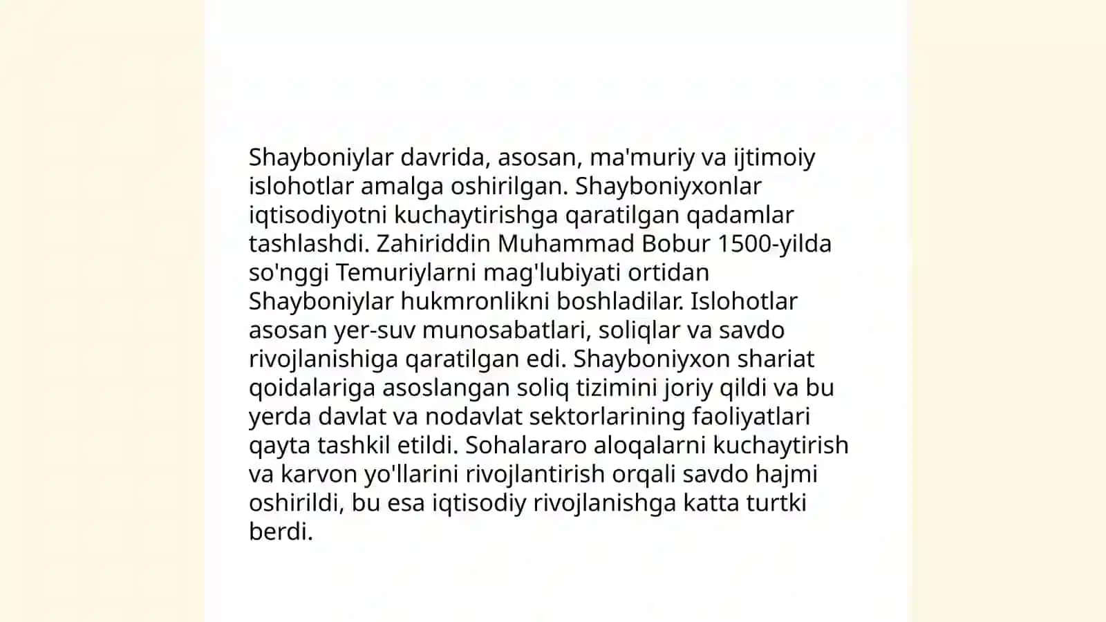 Shayboniylar davlati va huquqi tarixi 4
