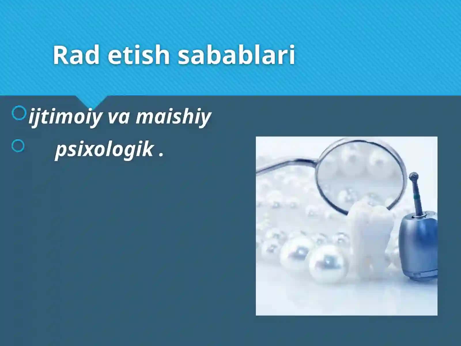Umumsomatik kasalliklari bo’lgan bemorlarni ortopedik davolashga maxsus va psixologik tayyorlash. 4