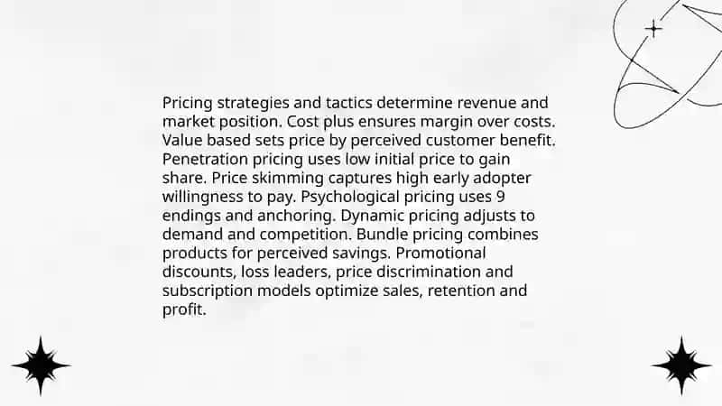 Marketing of goods and services 4