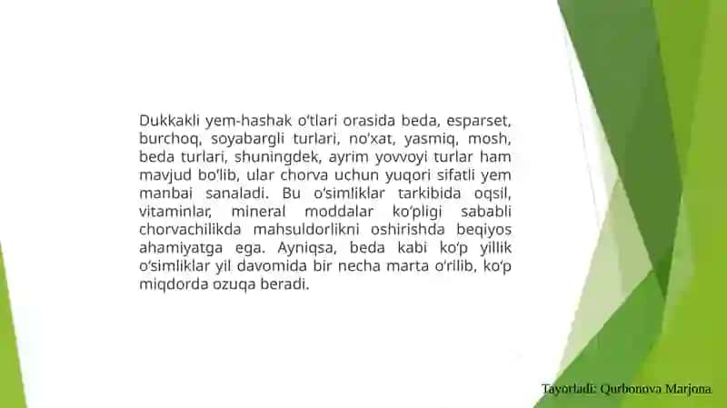 Dukkakliyem-hashako‘tlari guruhining umumiy tavsifi 4