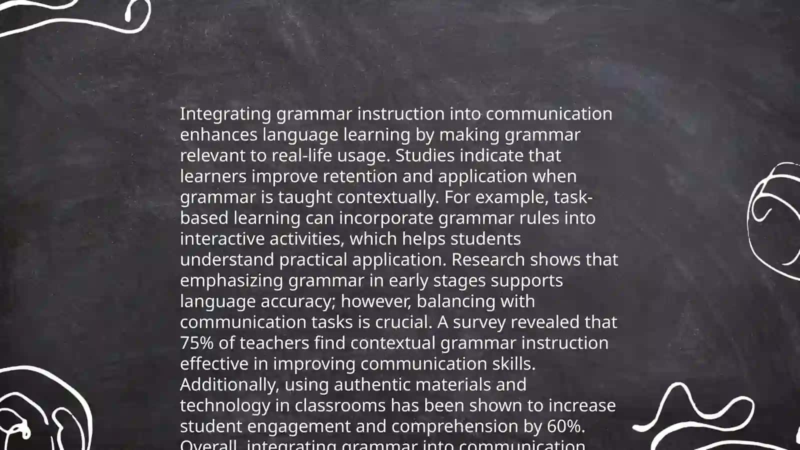Teaching in grammar context 4