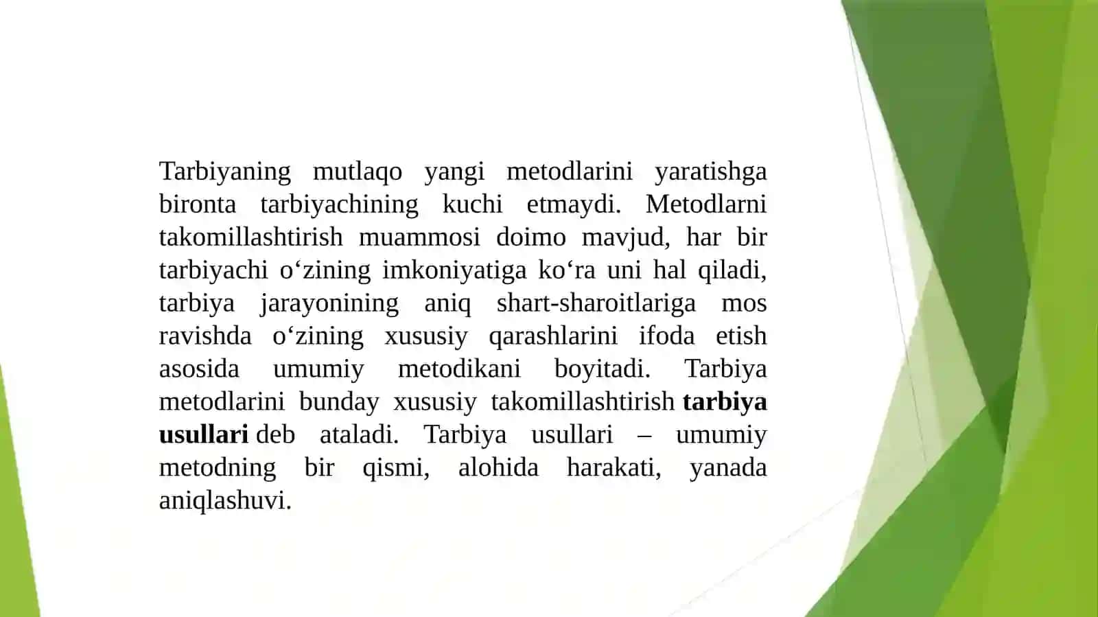 Umumi y pedagogika va psixologiya fanidan tayyorlagan taqdimot 4