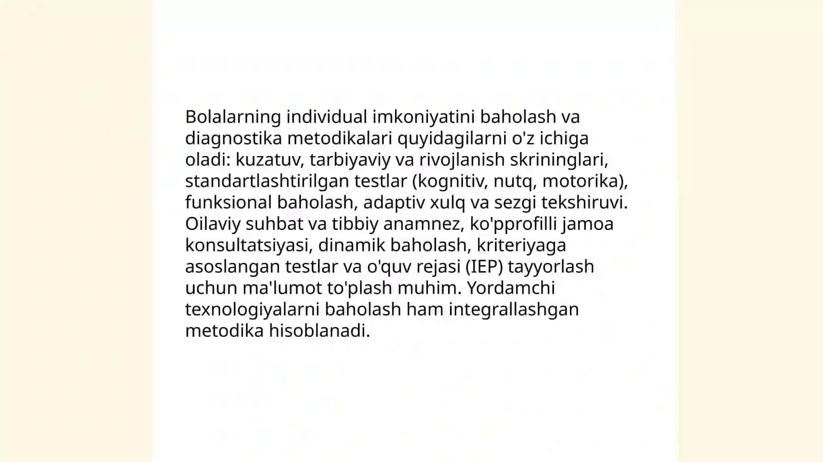 Imkoniyati cheklangan bolalarni maktabga tayyorlash metotikasi 4