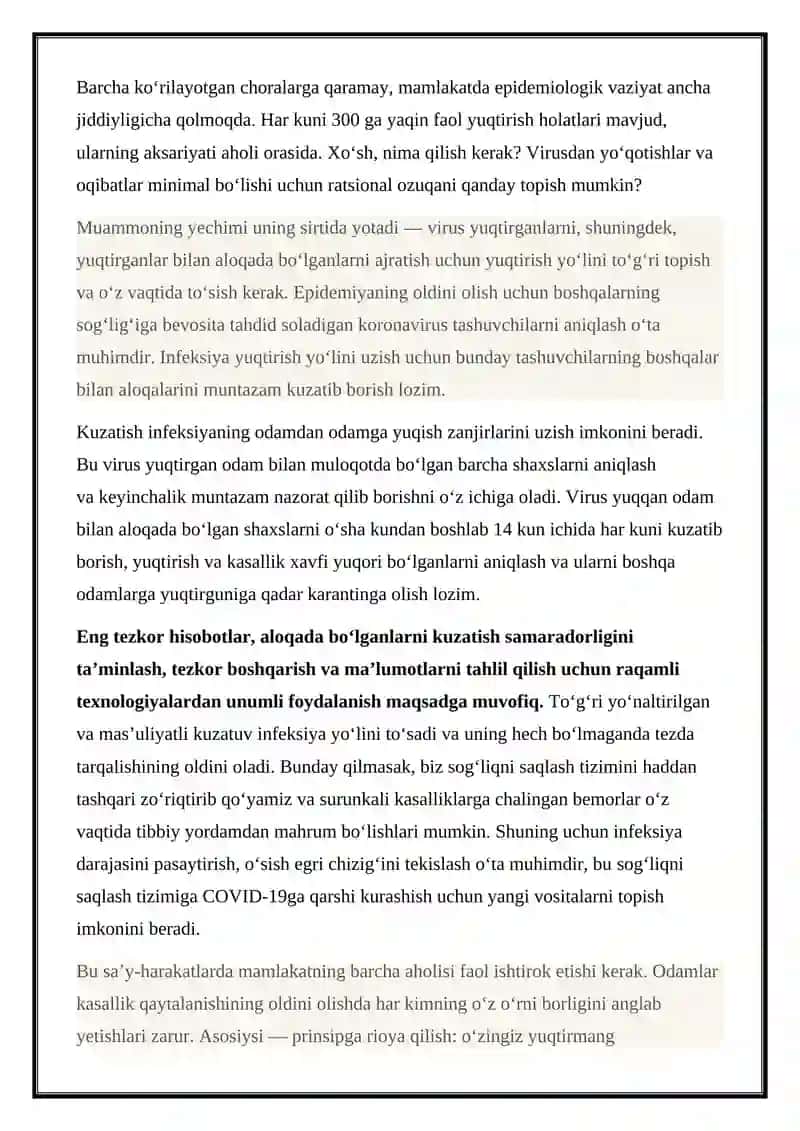 COVID-19 Testlari 4