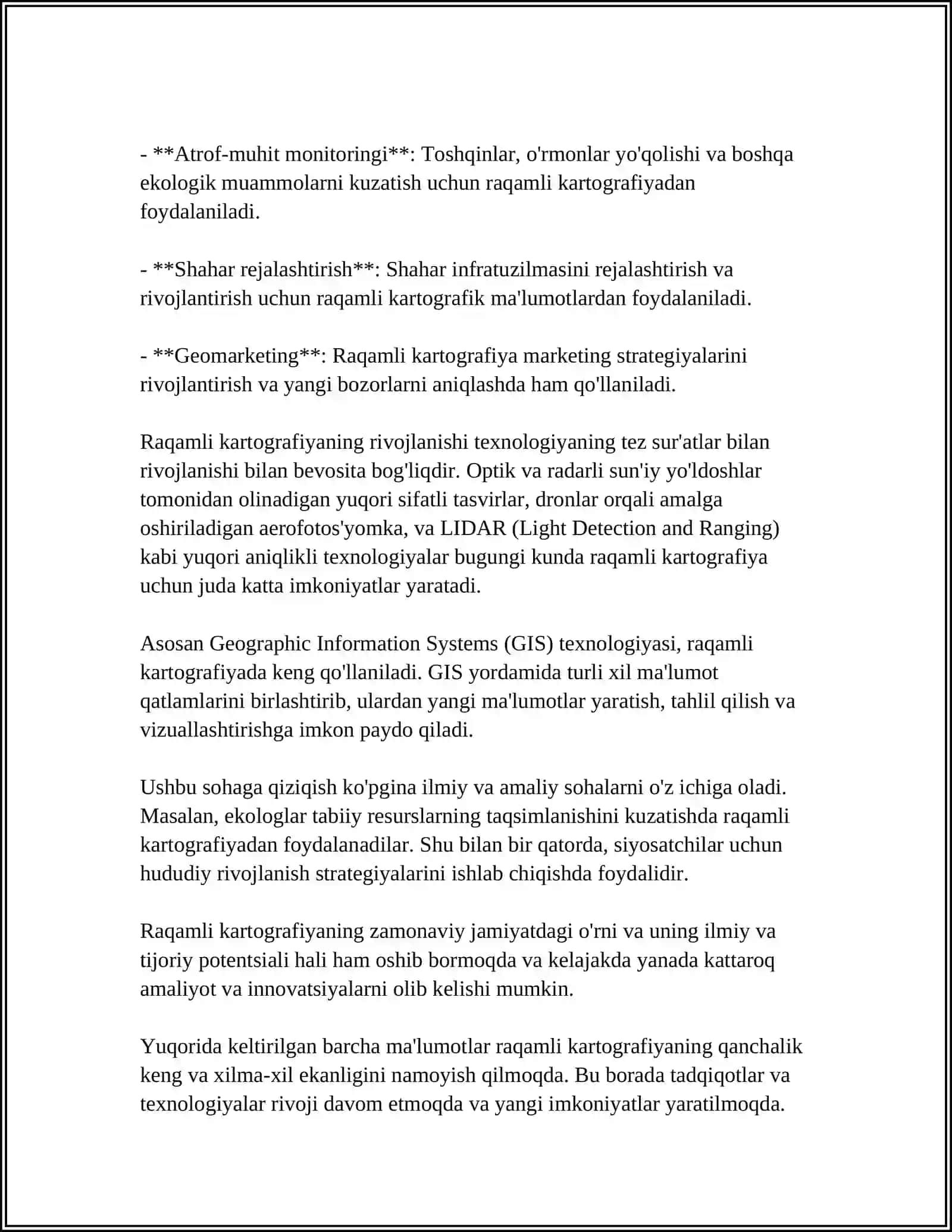 QASHQADARYO VILOYATI TUMANLARINI RAQAMLI KARTALARINI TUZISH TEXNALOGIYASI 4