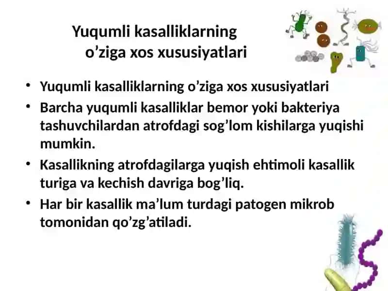 Kasalxona ichi yuqumli kasalliklar va ularni qo'zg'atuvchilari 4