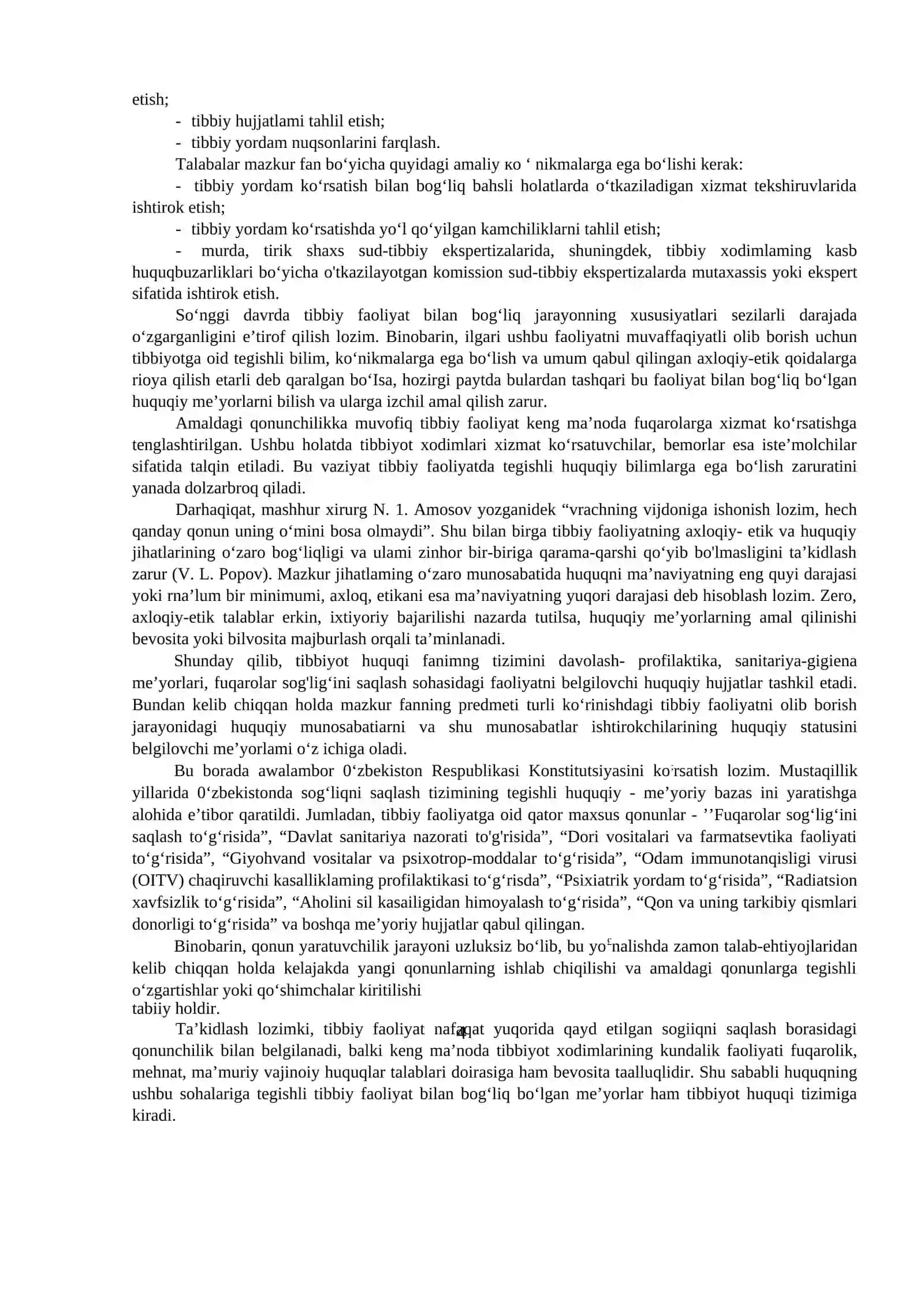 Vrach Faoliyatining Hususiy Asoslari 4