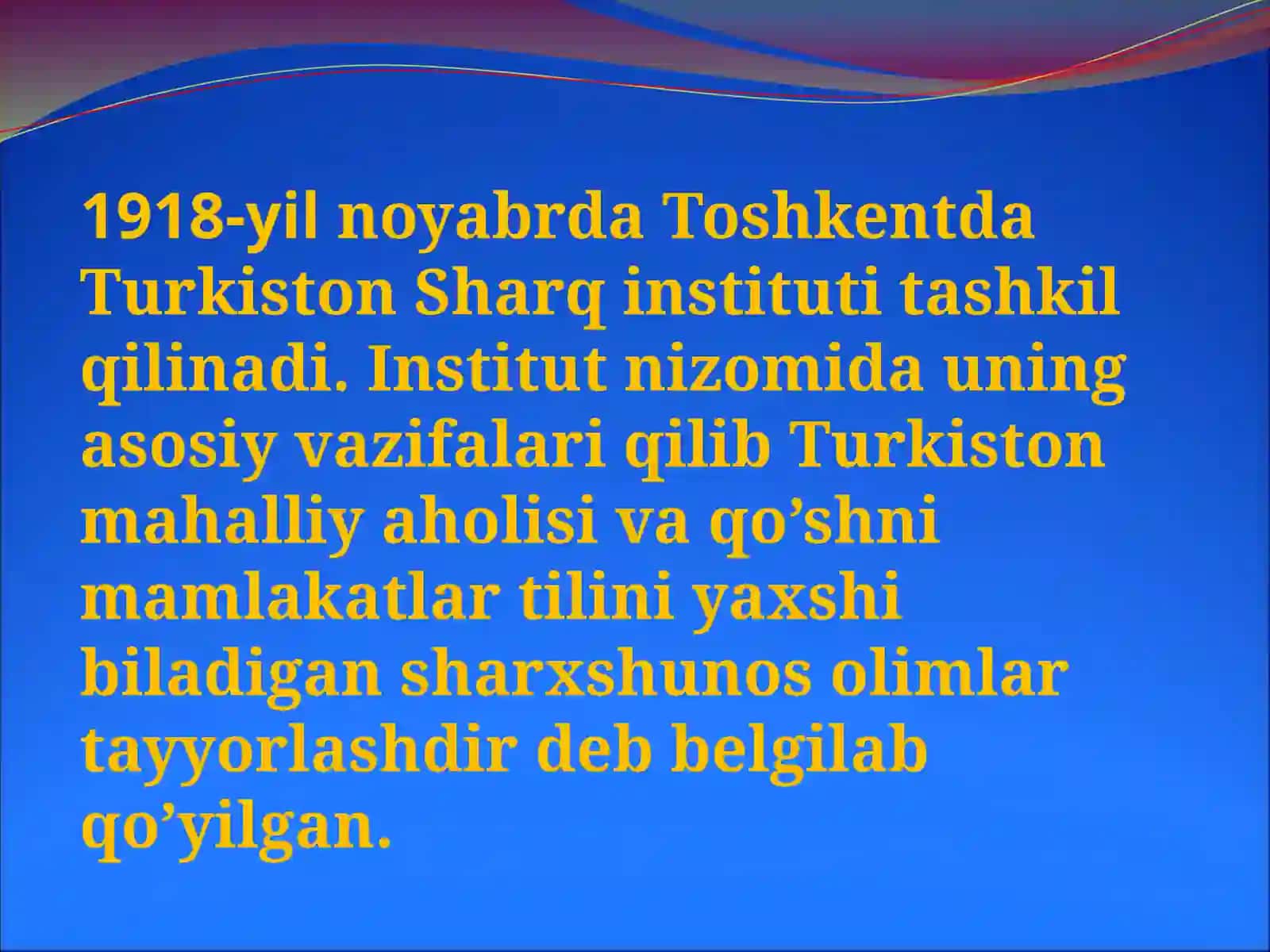 O’zbekistonda Pedagogika sohasi 1917-1945 yillar o'zida 4