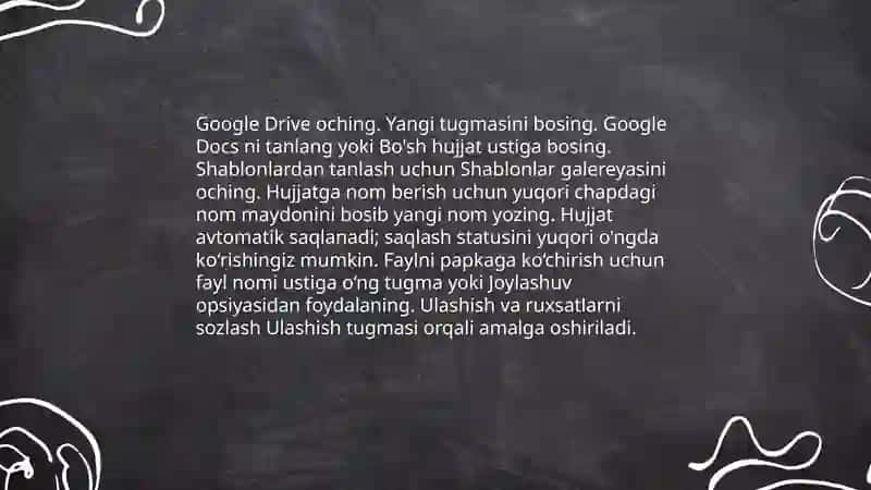 Google Docs-da bo'sh yangi hujjat yaratish 4