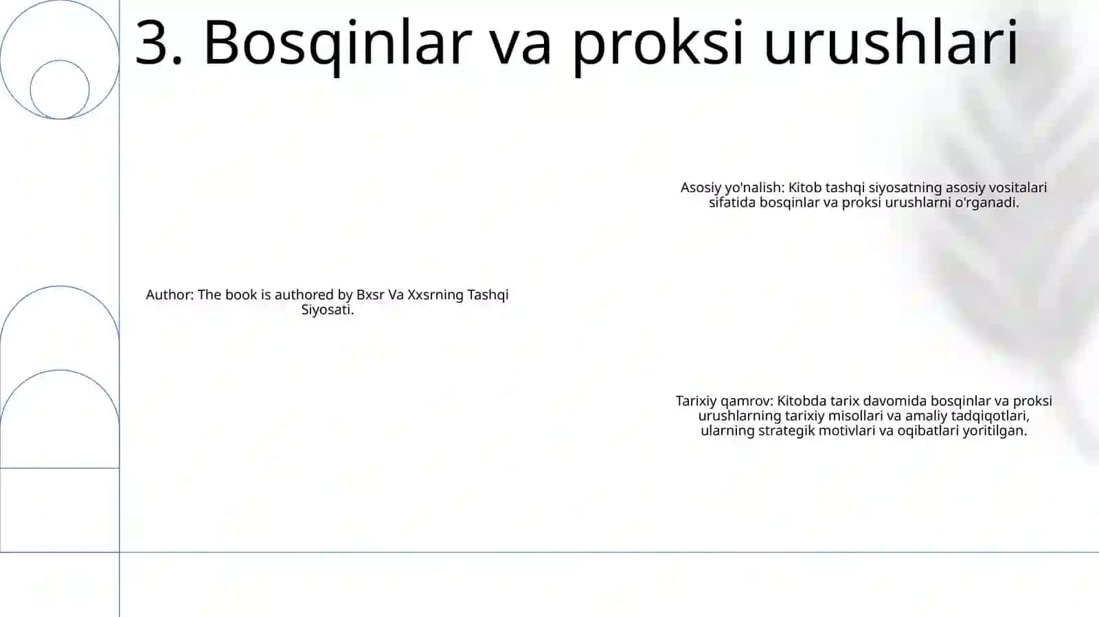 Bxsr Va Xxsrning Tashqi Siyosati 4