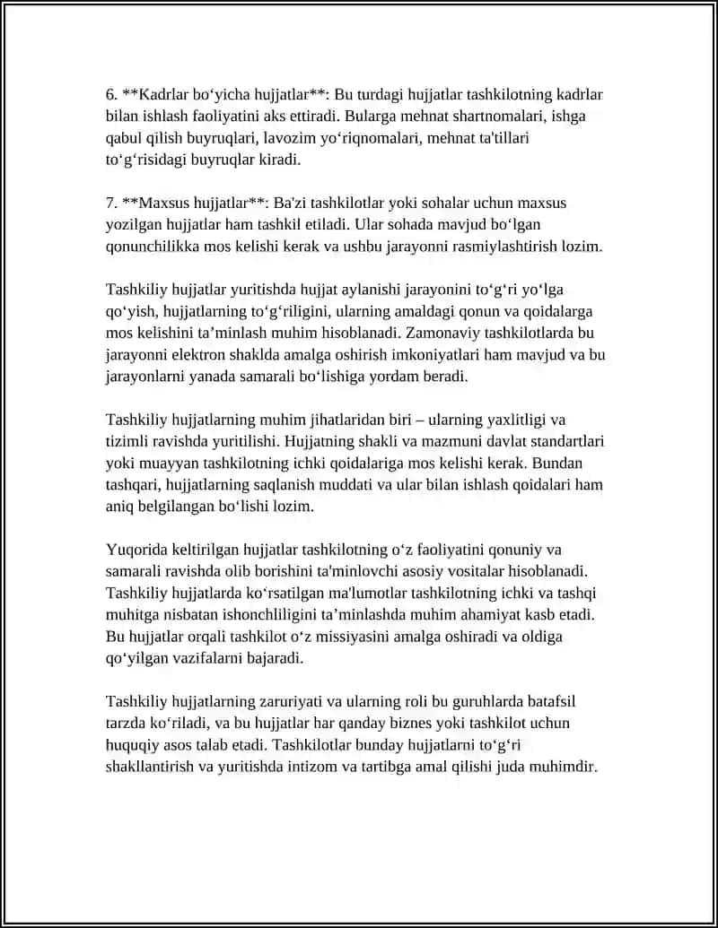TASHKILIY HUJJATLAR VA ULARNI RASMIYLASHTIRISH 4