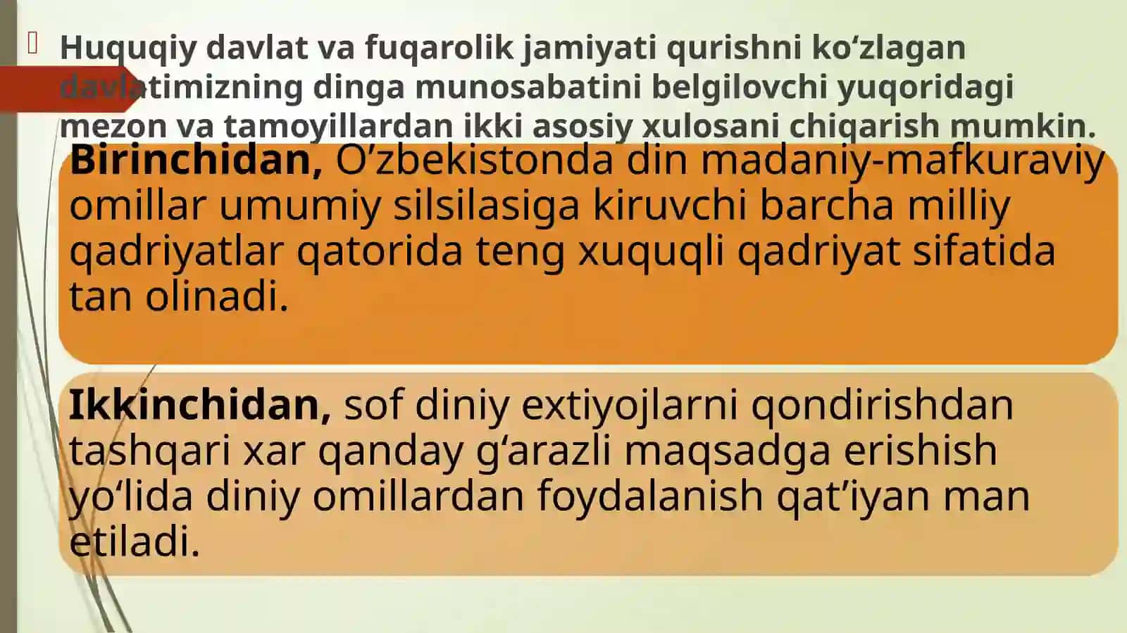 O’zbekistonda davlat va din munosabatlari 4
