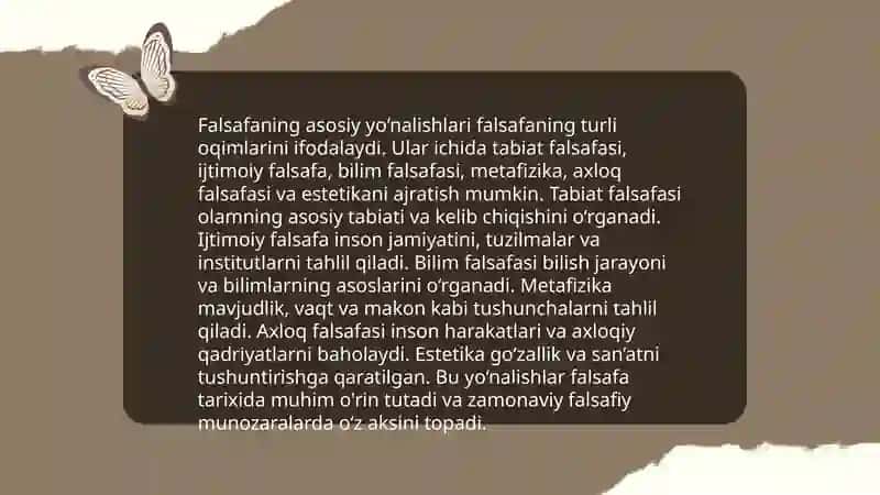 Falsafaning Predmeti, Asosiy Masalalari, Tuzulmasi, Funksiyalari 4