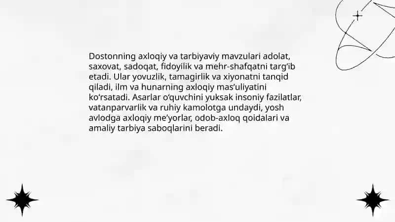 Hayrat ul Abror dostonining ta’limiy-didaktik xususiyatlari 4