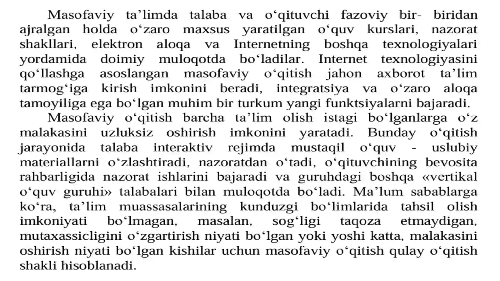 Informatika va axborot texnologiyalarini o‘qitishda internet va masofaviy ta’lim texnologiyalari 4