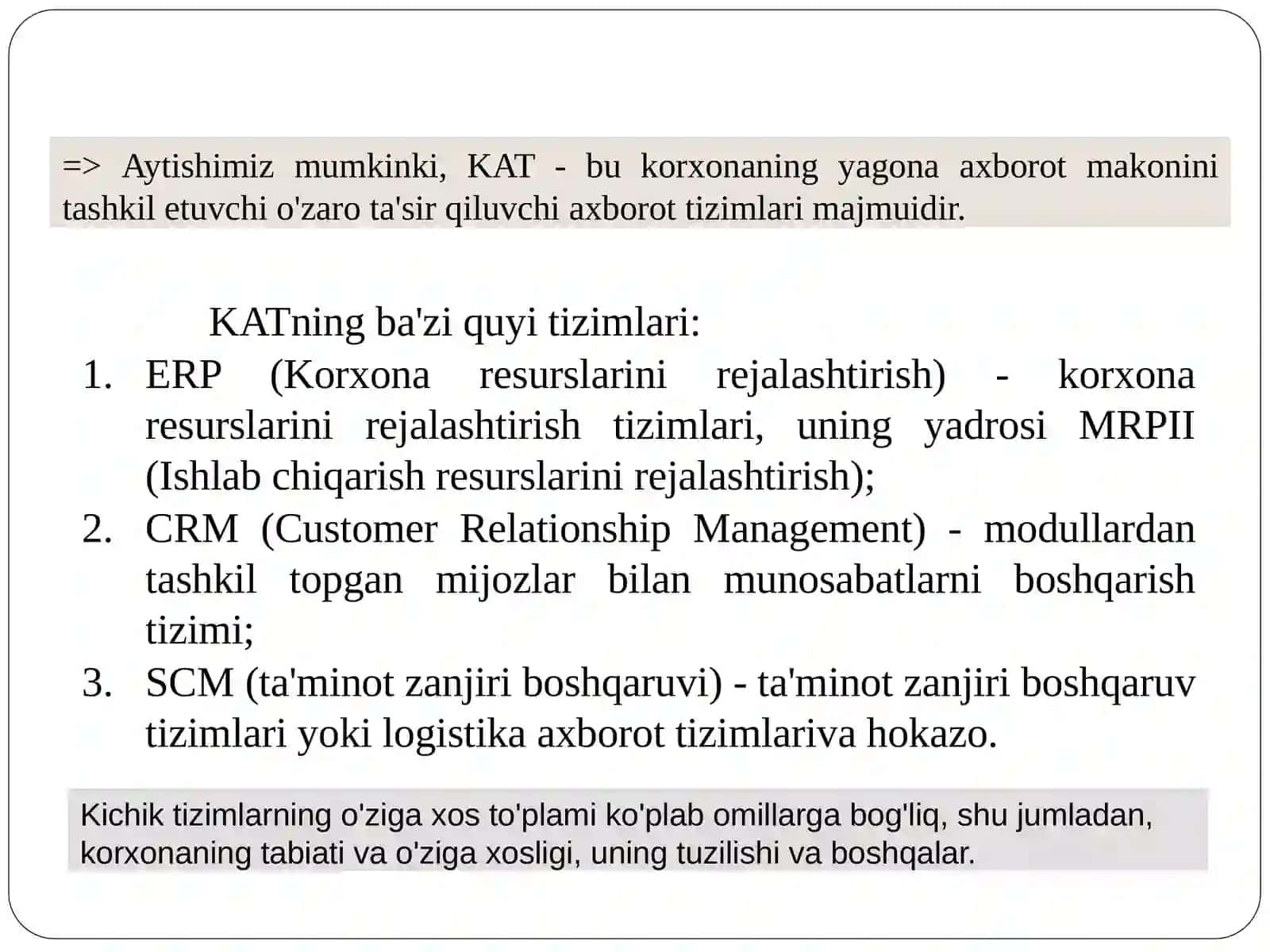 Axborot tizimlarini ishlab chiqish dasturi vavositası 4