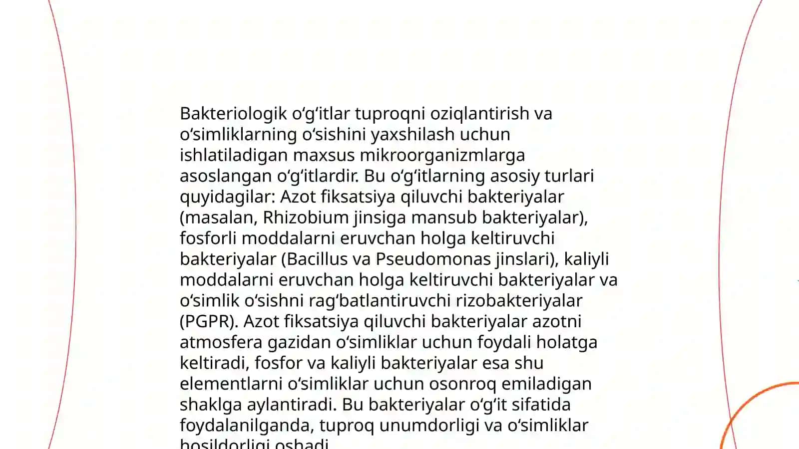 Bakteriologik o'g'itlar va ularning qoʻllanilishi 4
