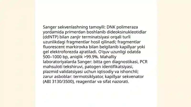 Ozbekistonda molekulyar biologik tadqiqotlarni metod orqali tushuntirish 4