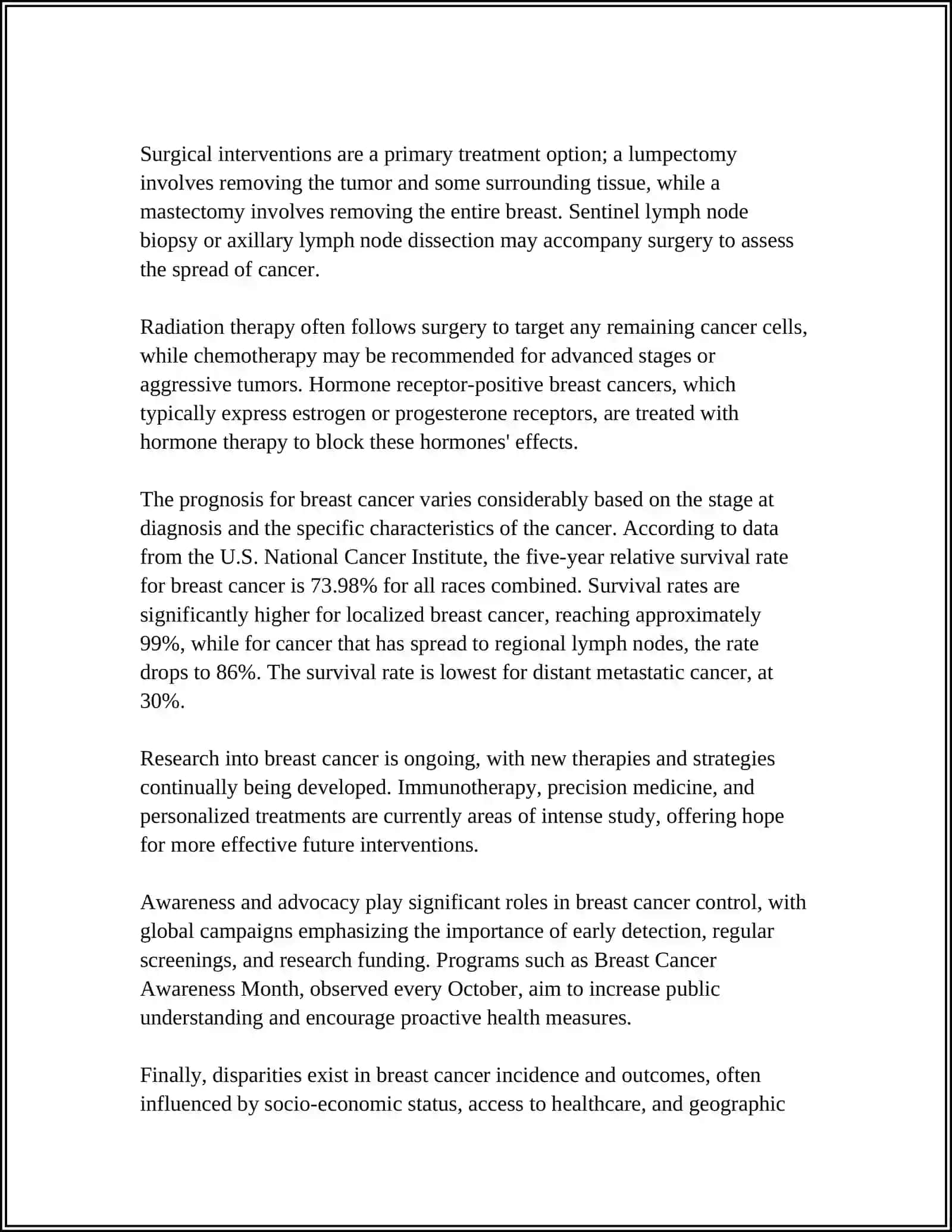 REFERAT: THE TYPES OF CANCER 4