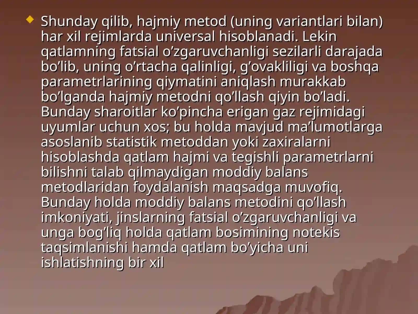 Neft va Gaz Zaxiralarini Hisoblash Metodlari 4