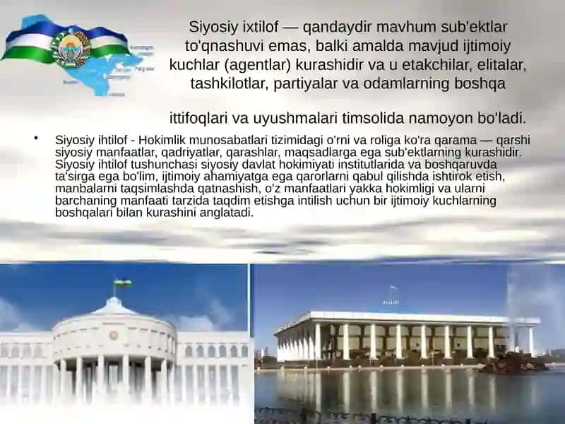 SIYOSIY IHTILOFLARNING TABIATI, TURKUMLASHUVI VA VAZIFALARI 4