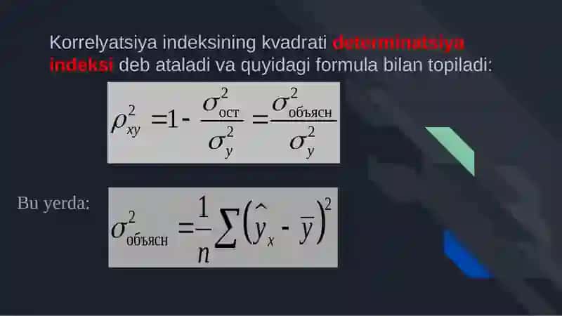 Chiziqsiz regressiya parametrlariuchun intervalli baholar 4