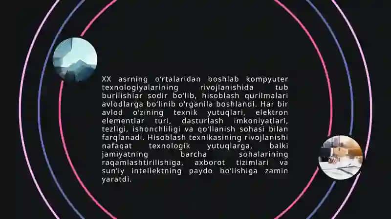 Informatikaning rivojlanish bosqichlari (XIX asrdan hozirgacha) 4
