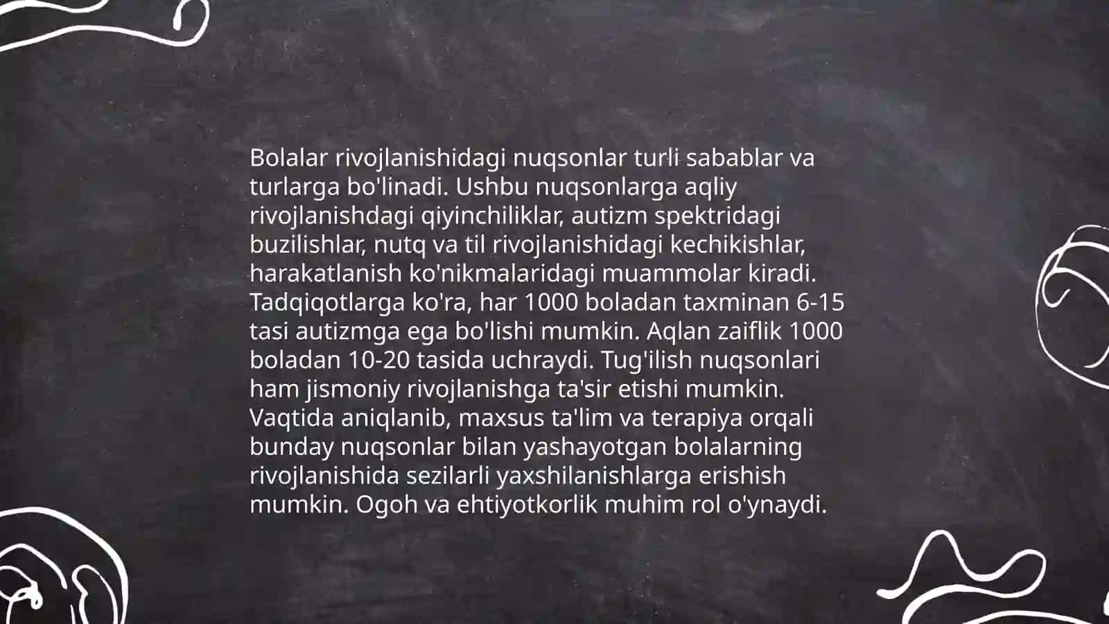 Alohida yordamga muhtoj bolalarda rivojlanishdagi nuqsonining chuqurligi va tuzilishiga qarab inklyuziya modellarini tanlash 4