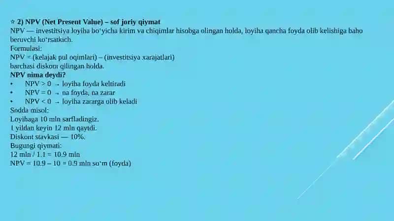 INNOVATSION LOYIHALARNI BAHOLASH USLUBIYOTI 4