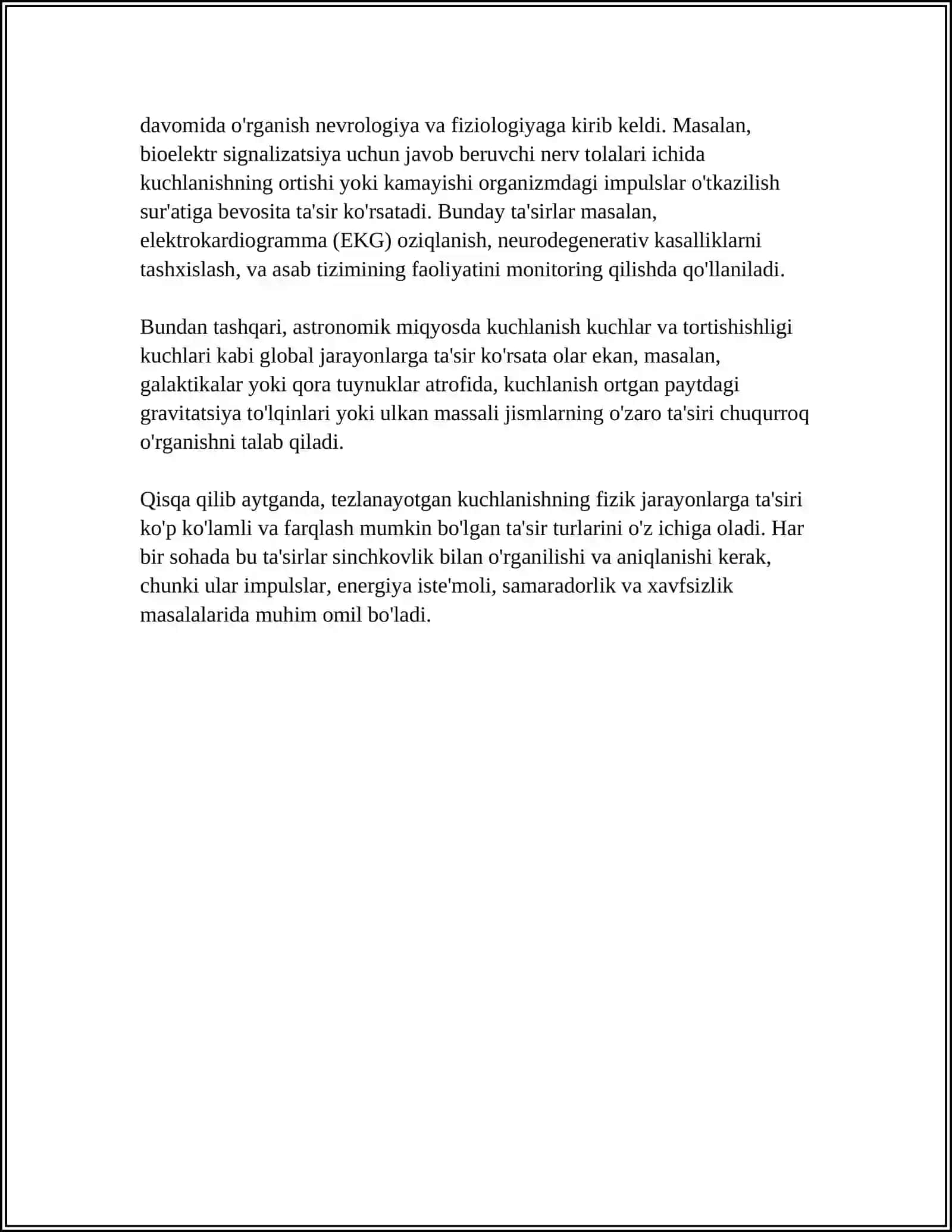 TEBRANISH KONTURIDAGI FIZIK JARAYONLAR. TOMSON FORMULASI. MAJBURIY ELEKTROMAGNIT TEBRANISHLAR. OZGARUVCHAN TOK. OZGARUVCHAN TOK ZANJIRIDAGI SIGIM VA INDUKTIVLIK 4