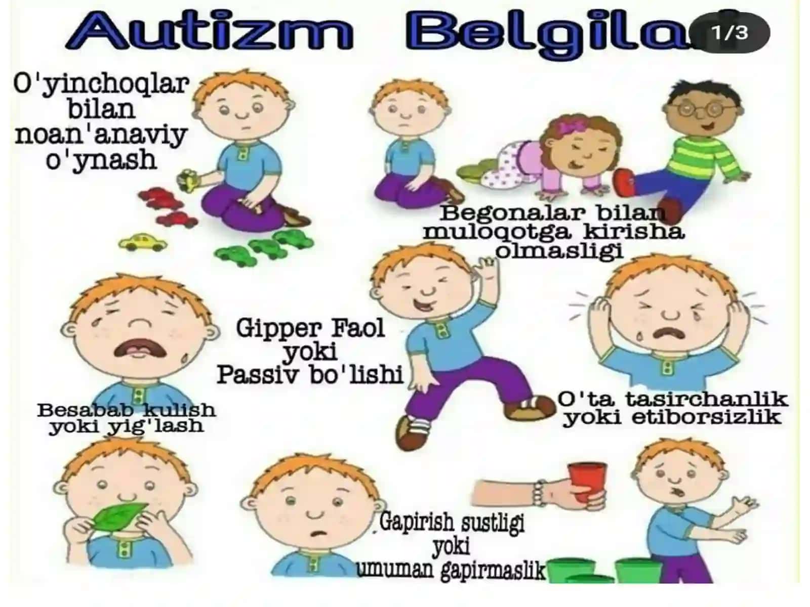 Autizm sindromli bolalarni inklyuziv ta’limga jalb qilish 4