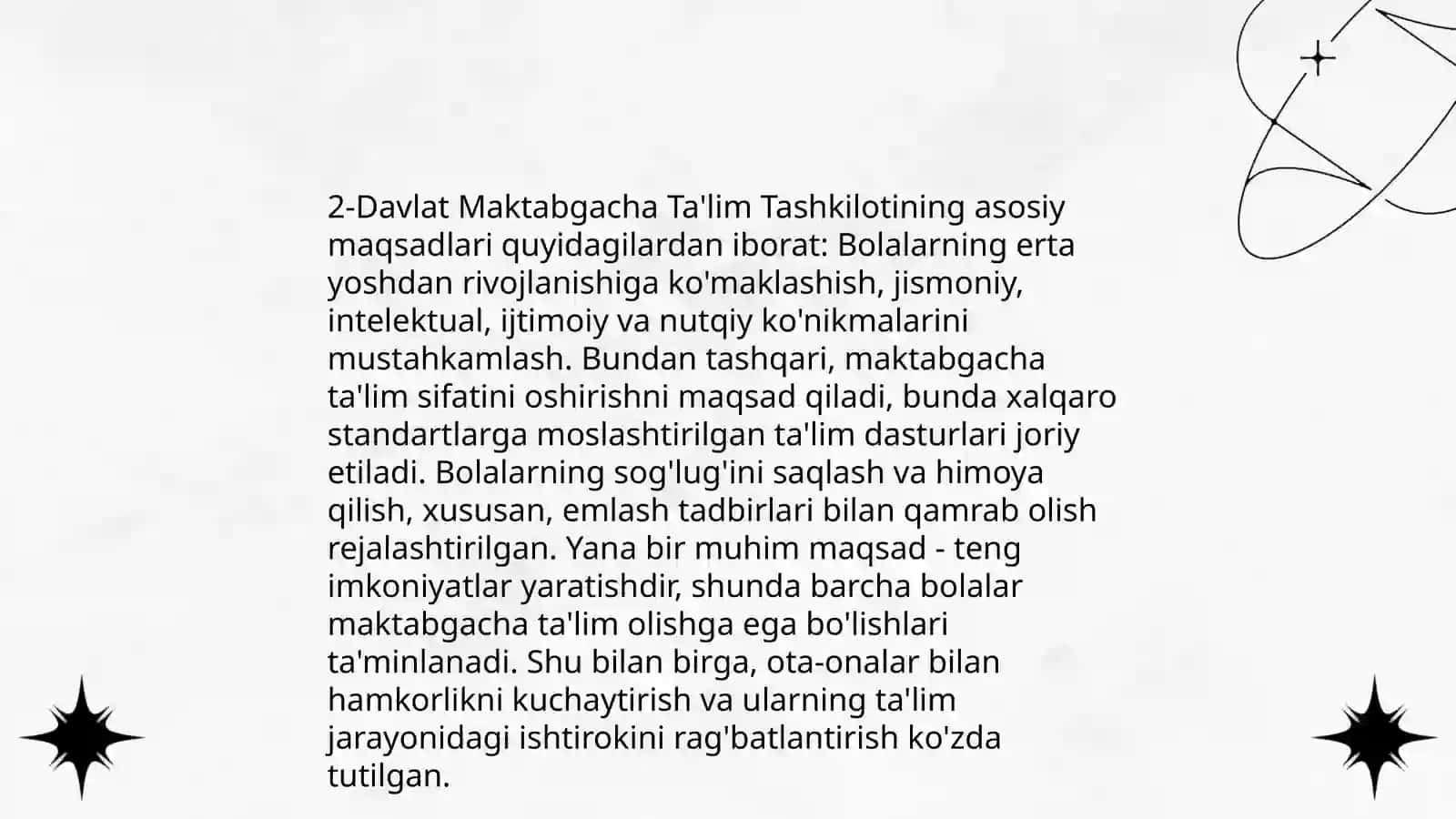 Davlat Maktabgacha Ta'lim Tashkilotlari 4