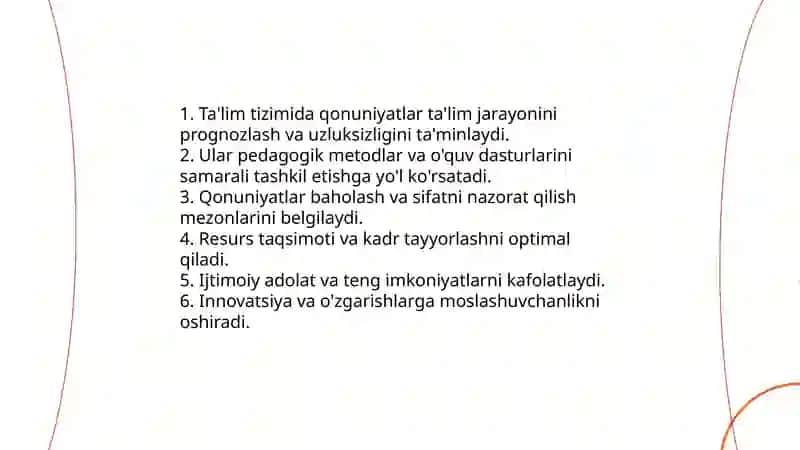 Ta'lim qonuniyatlari 4