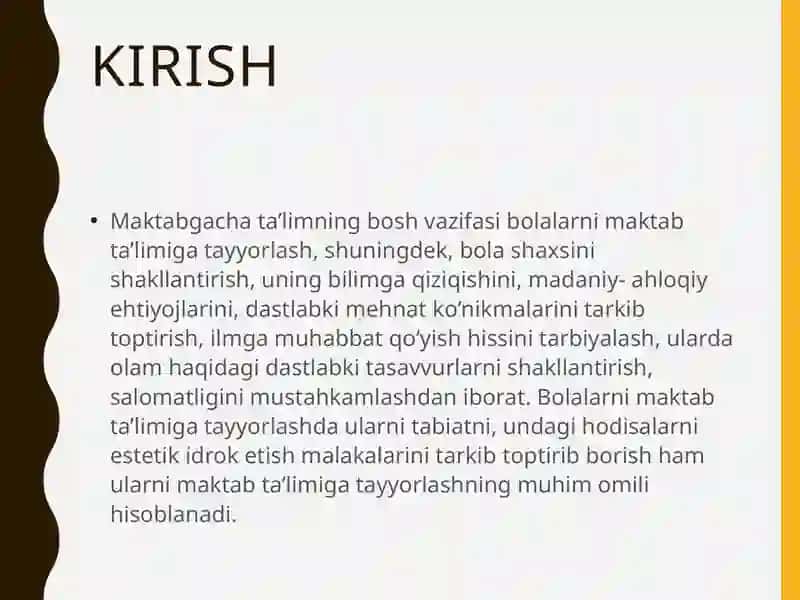 Tasviriy faoliyat mashg'ulotlari darslari 4