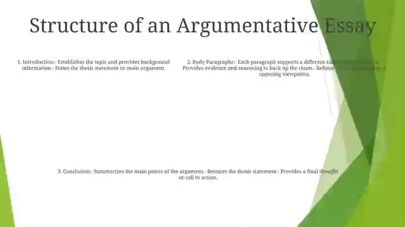 Argumentative Essays 4