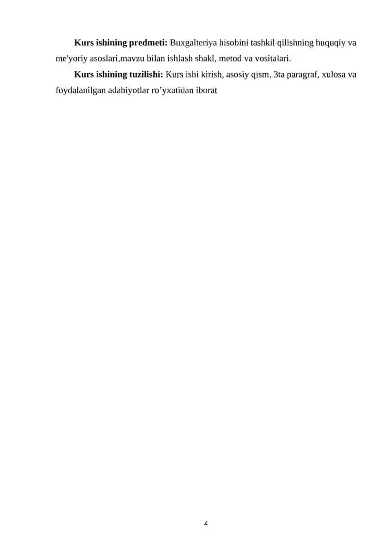 Buxgalteriya hisobini tashkil qilishning huquqiy va me’yoriy asoslari 4