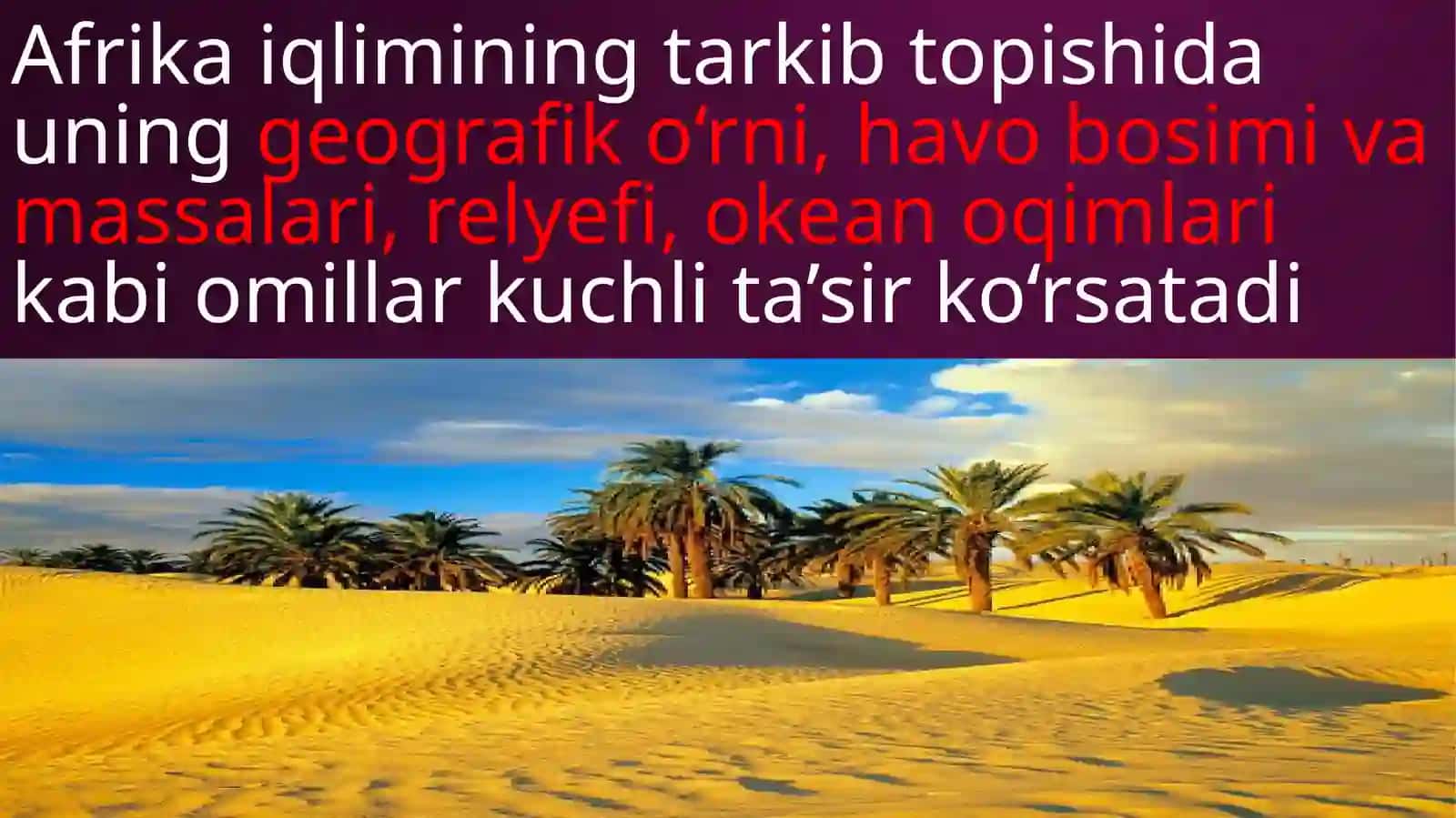 Materik iqlimining xususiyatlari 4