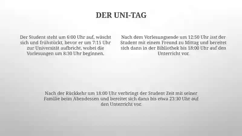 Mein arbeitstag 4