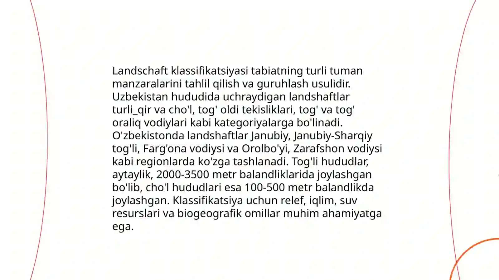 A. G. Isachenkoning landshaftlarni tasniflash tajribasi 4