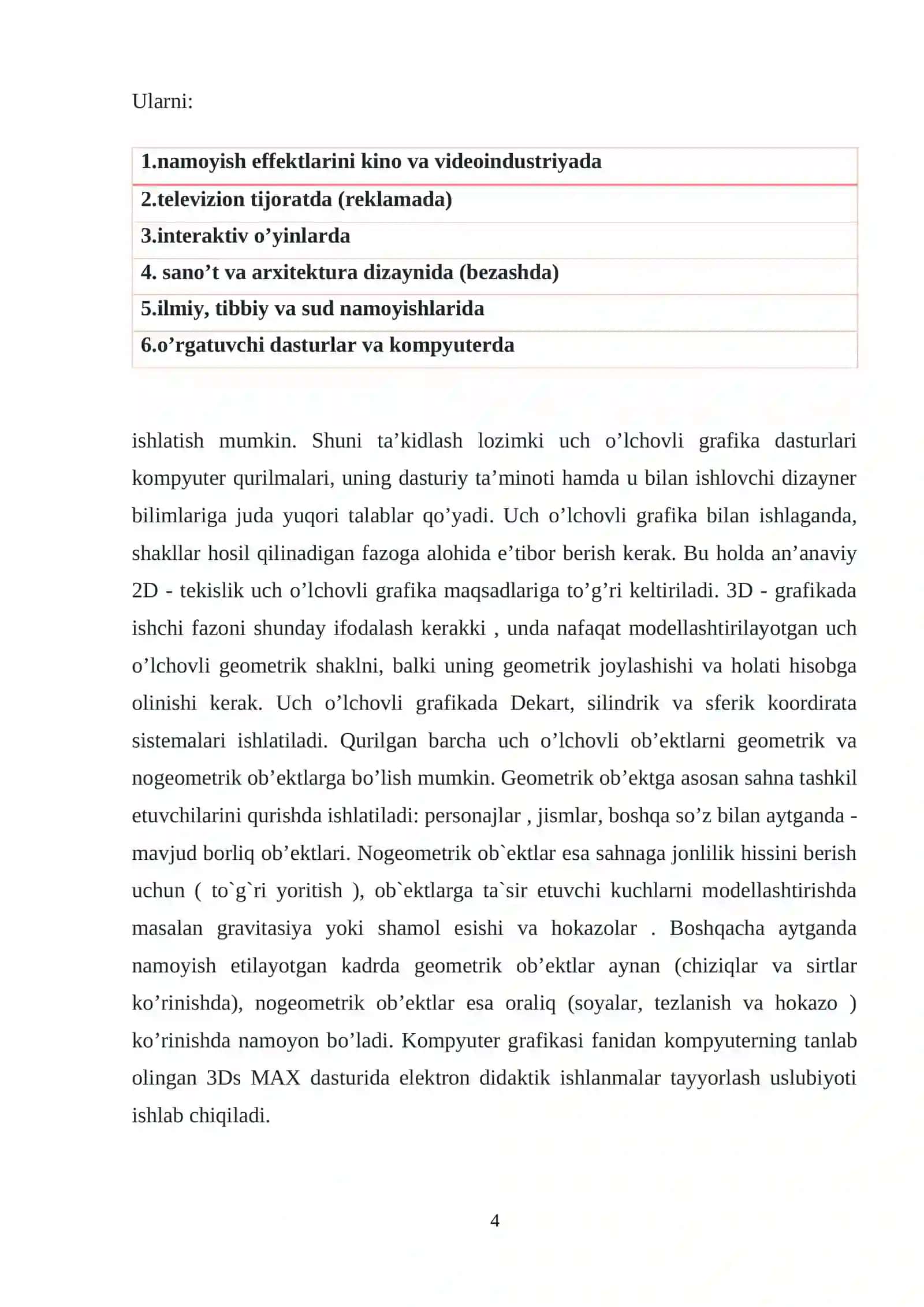 CorelDraw dasturining qo’shimcha imkoniyatlari 4