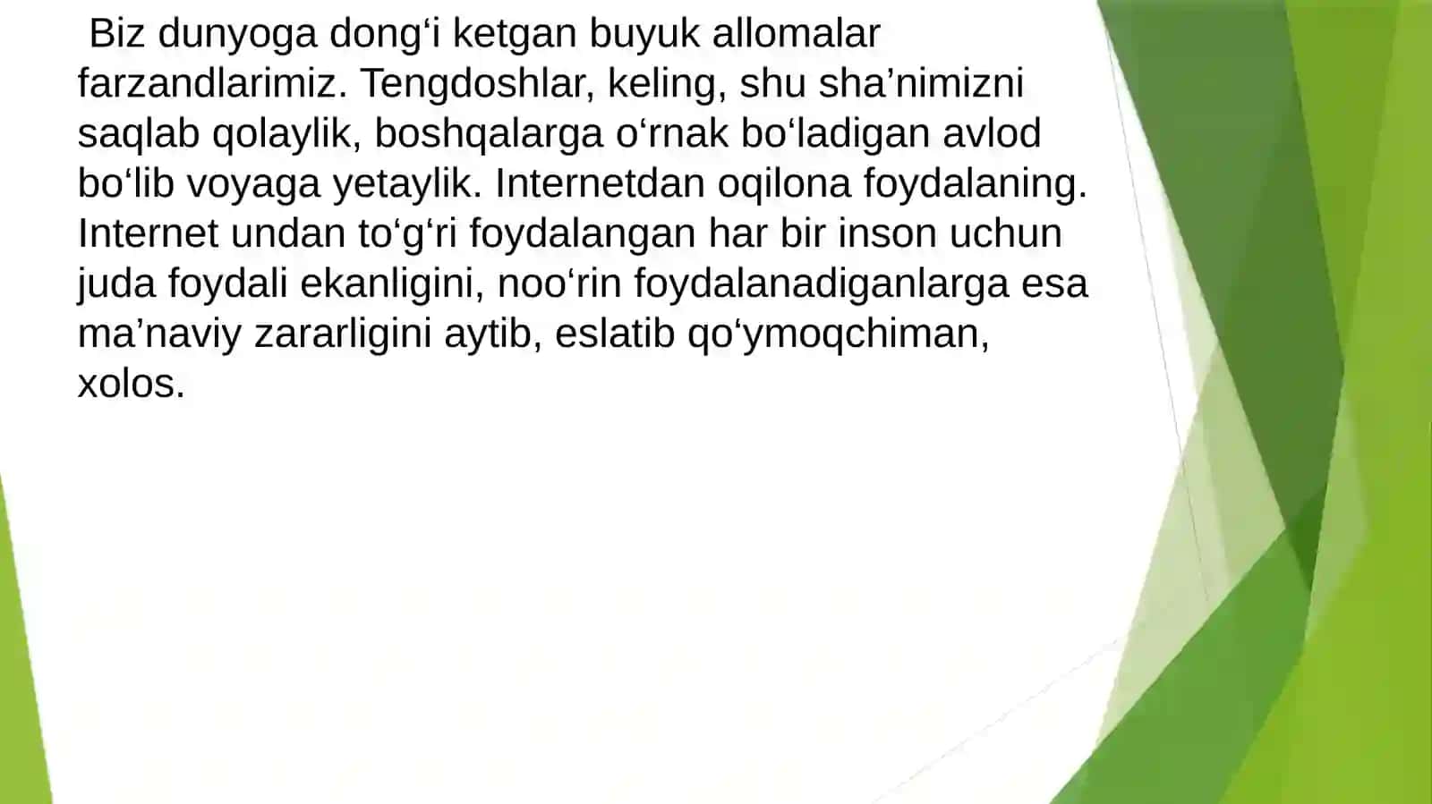Internetning ijobiy tomonlari 4